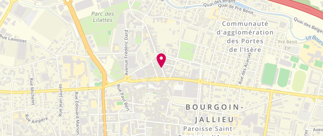 Plan de MEGUEDAD Michel, 24 Rue de la Liberation, 38300 Bourgoin-Jallieu