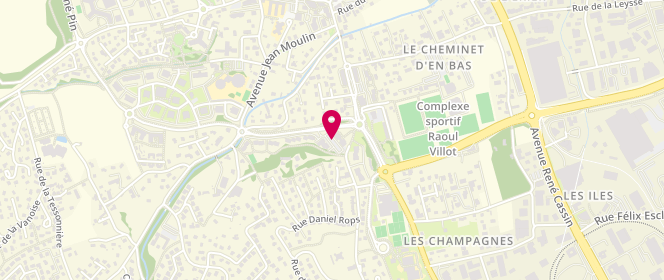 Plan de CUSSAC Emmanuel, 133 Avenue Jean Marie Michellier, 73290 La Motte-Servolex