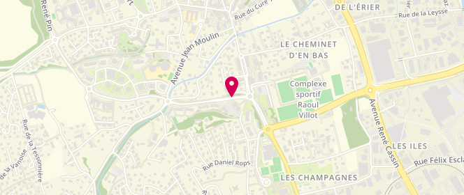 Plan de HERMITTE Sandrine, 137 Avenue Jean Marie Michellier, 73290 La Motte-Servolex