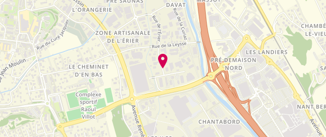 Plan de GRIMONPONT Alexandra, 228 Rue Paul Gidon, 73000 Chambéry