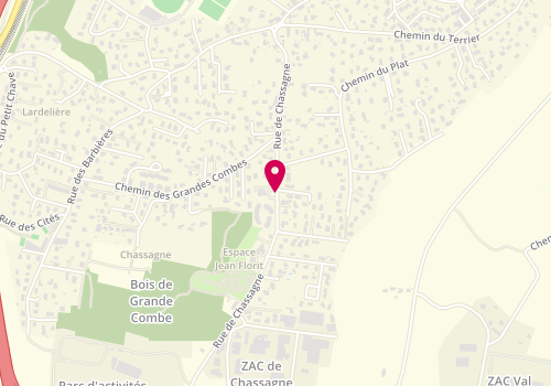 Plan de FUMEY HUMBERT Gilles, 47 Rue de Chassagne, 69360 Ternay
