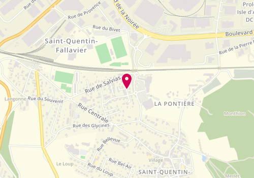Plan de Sereir Baghded, 14 Impasse des Pivoines, 38070 Saint-Quentin-Fallavier