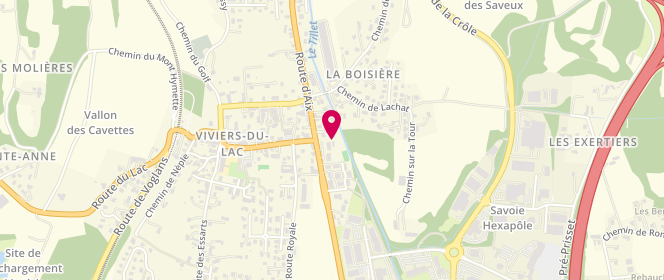 Plan de PAILLOT Gaëlle, 11 Route de Chambery, 73420 Viviers-du-Lac