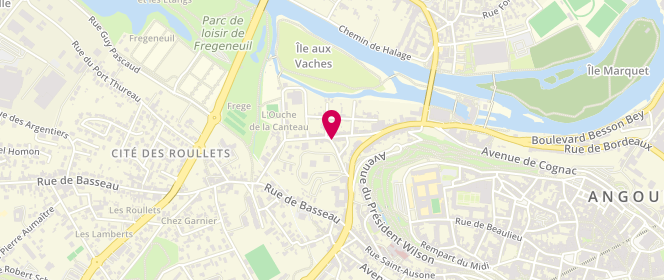 Plan de DEMESTRE Jean-Patrick, Rue Lucie Valore, 16000 Angoulême