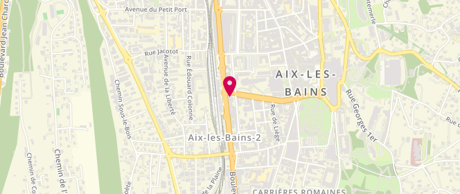 Plan de MABBOUX Nicole, 419 Boulevard du President Wilson, 73100 Aix-les-Bains