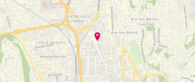 Plan de VAQUAISE Roland, 1 Rue de la Republique, 73100 Aix-les-Bains