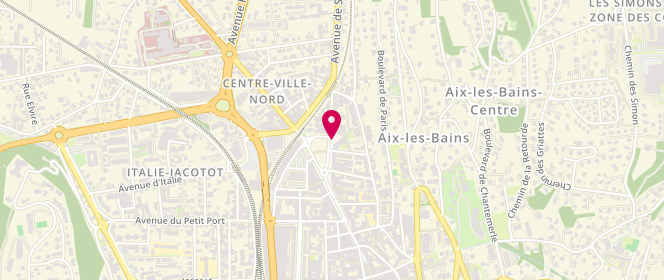 Plan de PERRIN Pascale, 4 Avenue d'Annecy, 73100 Aix-les-Bains
