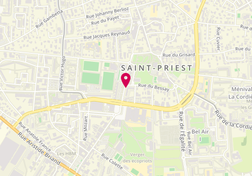 Plan de BELHABRI Ahmed Tawfik, 68 Rue Henri Maréchal, 69800 Saint-Priest