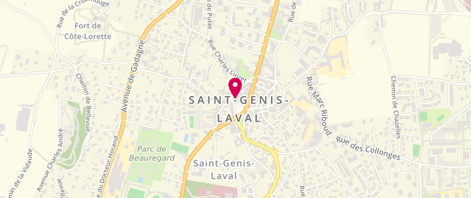Plan de PENICOT Isabelle, 8 Place Mathieu Jaboulay, 69230 Saint-Genis-Laval