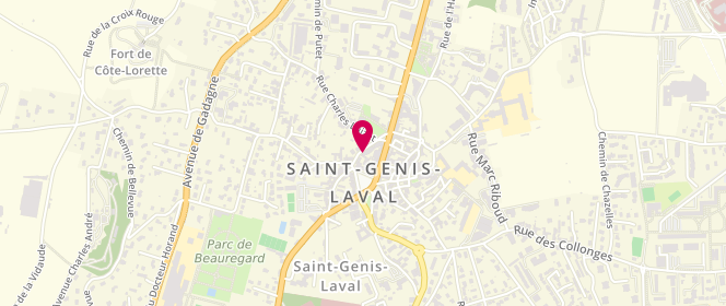 Plan de BRUN Pascale, 9 Rue Louis Archer, 69230 Saint-Genis-Laval