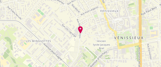 Plan de LAPEYRE François, 17 Rue Albert Einstein, 69200 Vénissieux