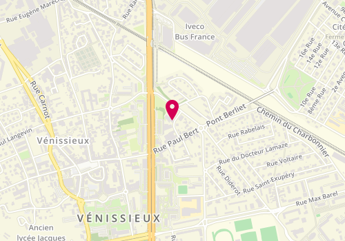 Plan de OUDJEDDI Lachemi, 6 Rue Jean Baptiste Clément, 69200 Vénissieux