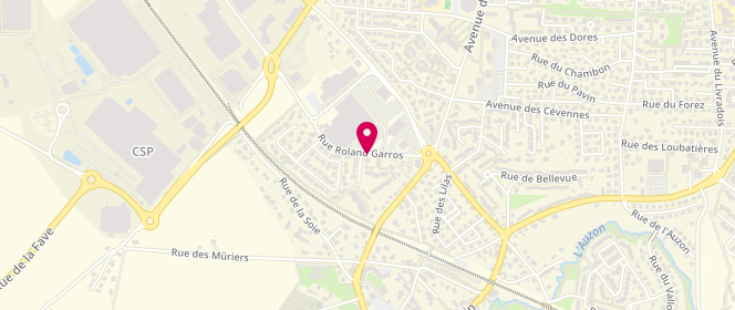Plan de BEZON Francis, 8 Rue Roland Garros, 63670 Le Cendre