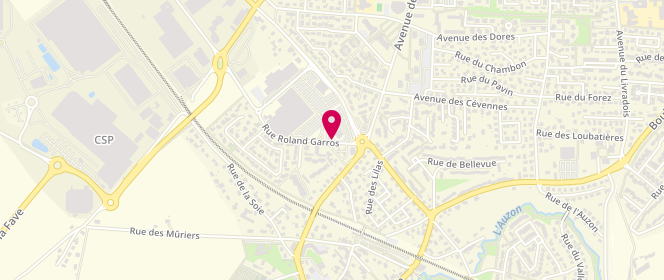 Plan de BENMOUHOUB Sofiane, 5 Rue Roland Garros, 63670 Le Cendre