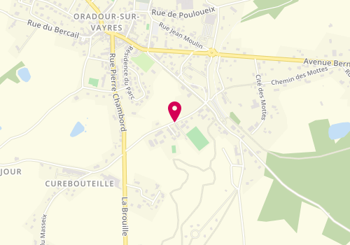 Plan de CHASSAC-GEROUARD Liliane, 27 Avenue Georges Guingouin, 87150 Oradour-sur-Vayres