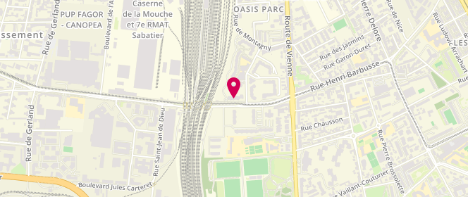 Plan de FRANCHI-EMMANUEL Louise, 119 Rue Challemel Lacour, 69008 Lyon