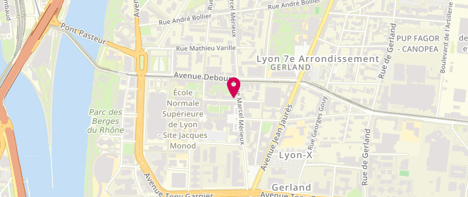 Plan de SAMY Laurent Pierre, 15 Rue Jacques Monod, 69007 Lyon