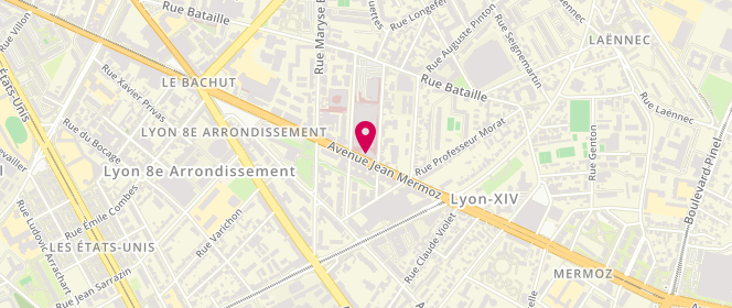 Plan de DELORME Jérôme, 55 Avenue Jean Mermoz, 69008 Lyon