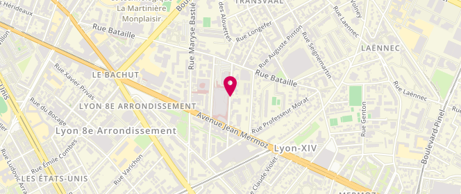 Plan de BONNOT Pierre-Emmanuel, 17 Rue Edouard Nieuport, 69008 Lyon