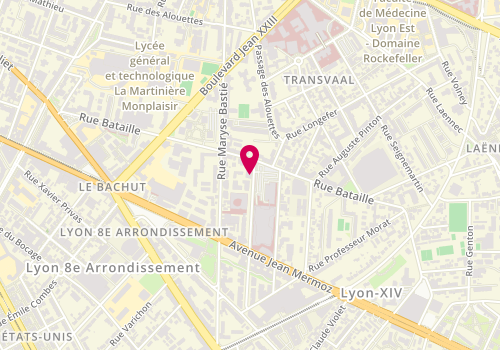 Plan de LEPILLIEZ Vincent, 4 Rue Jacqueline Auriol, 69008 Lyon