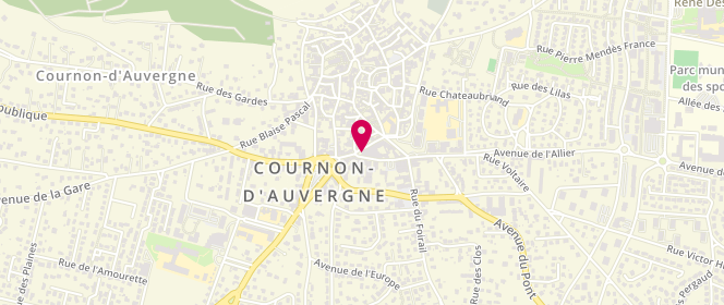 Plan de BOUCHER Jean Marc, 17 Rue du Commerce, 63800 Cournon-d'Auvergne
