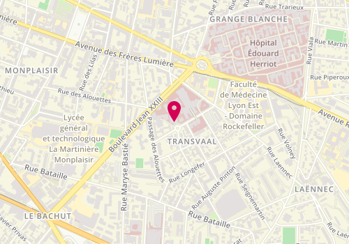 Plan de PEUGNET Anne-Laure, 1 Place Joseph Renaut, 69008 Lyon