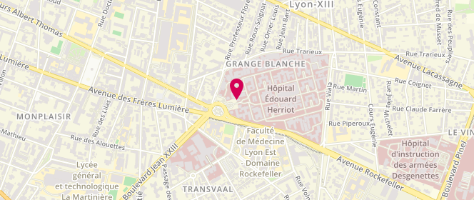 Plan de ZURCHER Karine, 5 Place d'Arsonval, 69003 Lyon