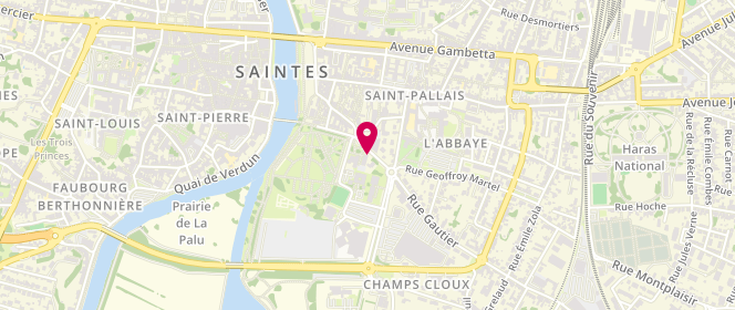 Plan de MATIS Philippe, 30 Rue Gautier, 17100 Saintes