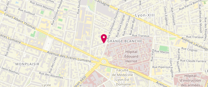 Plan de FAVRE-LOUIS Valérie, 17 Rue Trarieux, 69003 Lyon