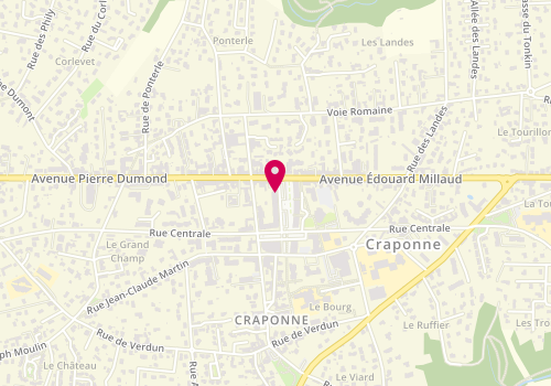 Plan de GRIMARD Marie Christine, 46 Place Andrée Marie Perrin, 69290 Craponne