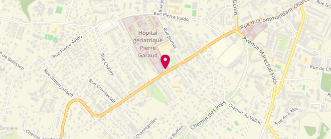 Plan de LANFRANCHI Giuseppina, 136 Rue Commandant Charcot, 69005 Lyon