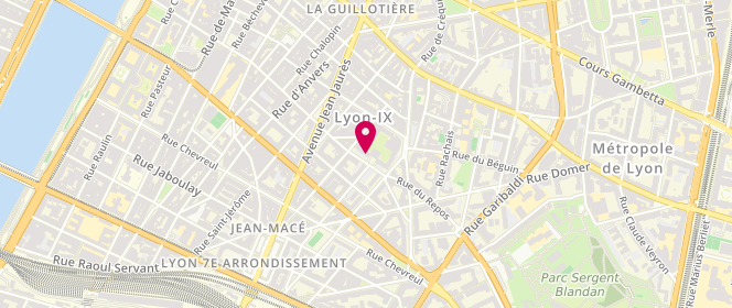 Plan de DEPAGNE Corinne, 17 Rue des 3 Pierres, 69007 Lyon
