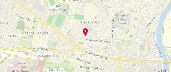 Plan de BENCHIMOL Daniel, 20 Bis Rue Montlouis, 17100 Saintes