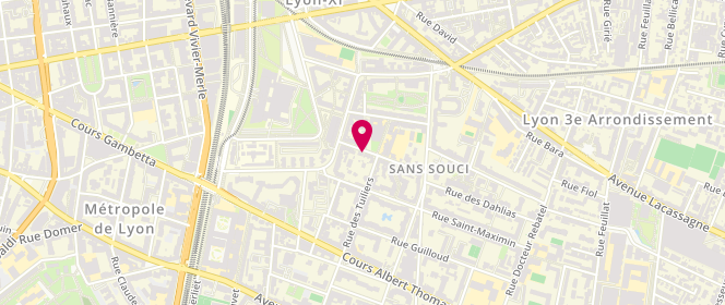 Plan de GARREL LUYA Séverine, 12 Rue Saint Philippe, 69003 Lyon