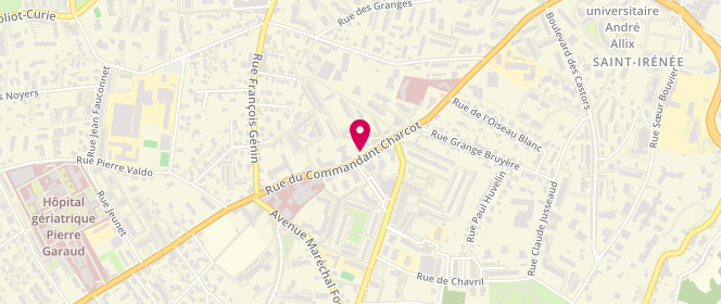 Plan de BENOIT Béatrice, 86 Rue du Commandant Charcot, 69005 Lyon