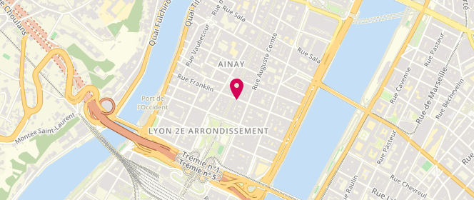 Plan de BARDONNET Bertrand, 32 Rue Franklin, 69002 Lyon