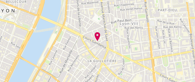Plan de BERNEDE ASTRUC Audrey, 17 Rue Auguste Lacroix, 69003 Lyon