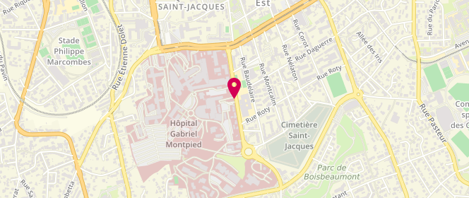 Plan de DESCAMPS Stéphane, 58 Rue Montalembert, 63003 Clermont-Ferrand