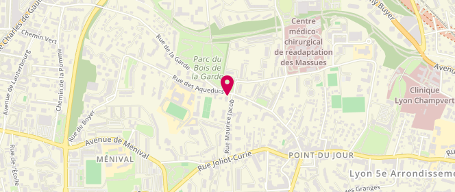 Plan de BROCHE Roland, 43 Rue des Aqueducs, 69005 Lyon