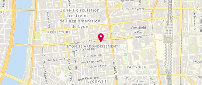 Plan de AZOULAI PETIT Corinne, 200 Rue André Philip, 69003 Lyon
