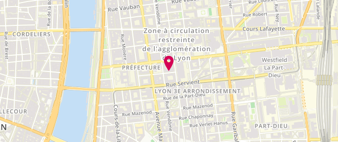 Plan de MOSSE Paul, 17 Rue Dunoir, 69003 Lyon