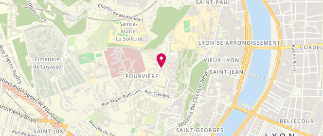Plan de GUYOT Patrice, 3 Place de Fourviere, 69005 Lyon