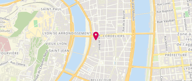 Plan de ROYER François, 41 Rue Mercière, 69002 Lyon