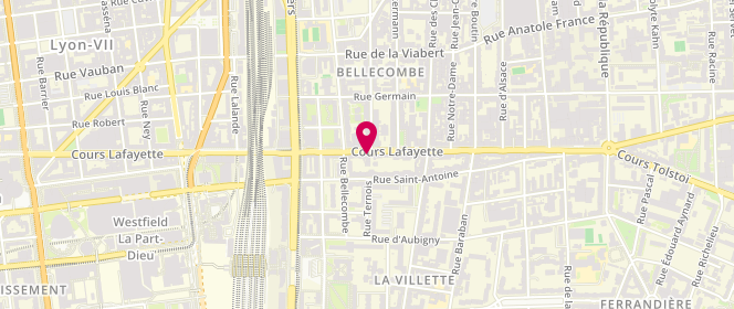 Plan de DUCLAUX Robert, 252 Cours la Fayette, 69003 Lyon