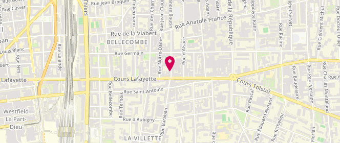 Plan de PEZERAT Raphaël, 18 Rue Baraban, 69006 Lyon