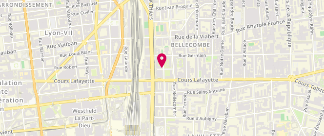 Plan de EYRARD Véronique, 14 Rue des Droits de l'Homme, 69006 Lyon