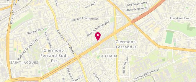 Plan de DELINIERE François, 15 Boulevard Paul Pochet Lagaye, 63000 Clermont-Ferrand