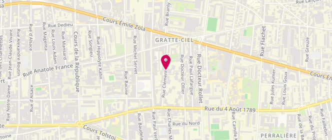 Plan de ASSELBORN Marc, 23 Rue Clément Michut, 69100 Villeurbanne
