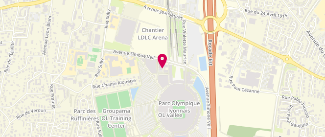 Plan de CHASSAGNARD Béatrice, 6 Avenue Simone Veil, 69150 Décines-Charpieu