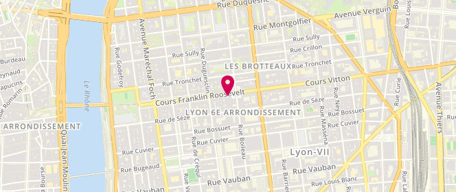 Plan de BERTHON Laurent, 50 Cours Franklin Roosevelt, 69006 Lyon